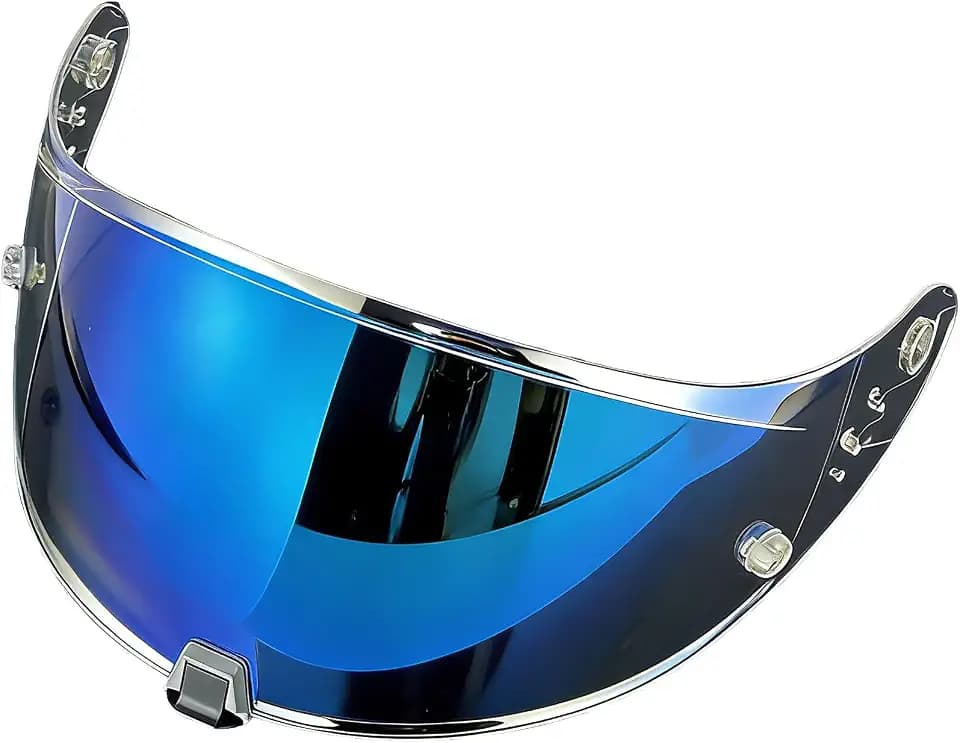 Replacement Helmet Visor for ST1400 T520 R1 Air R330 Waterproof, UV Protection, Anti-Scratch, Wearproof Shield, Universal Face Shield Accessories (AuroraBlue)
