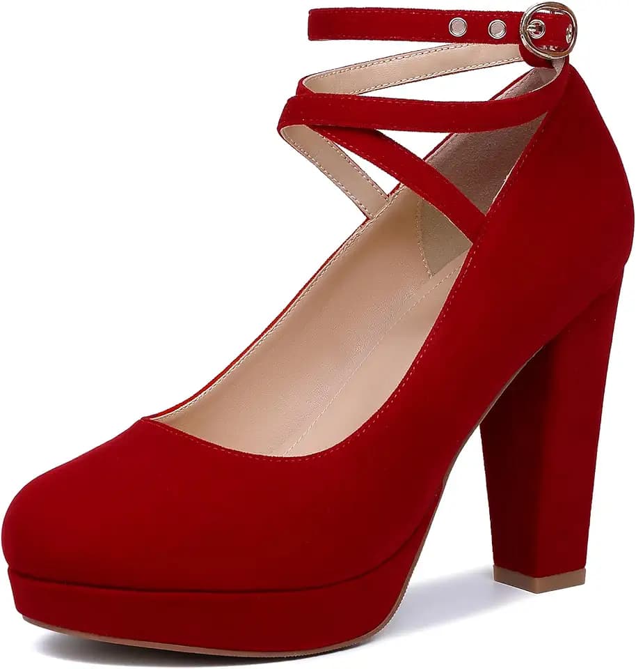 Mostrin Fashion Vintage Womens Small Bowtie Platform Pumps Ladies Sexy High Heeled Shoes