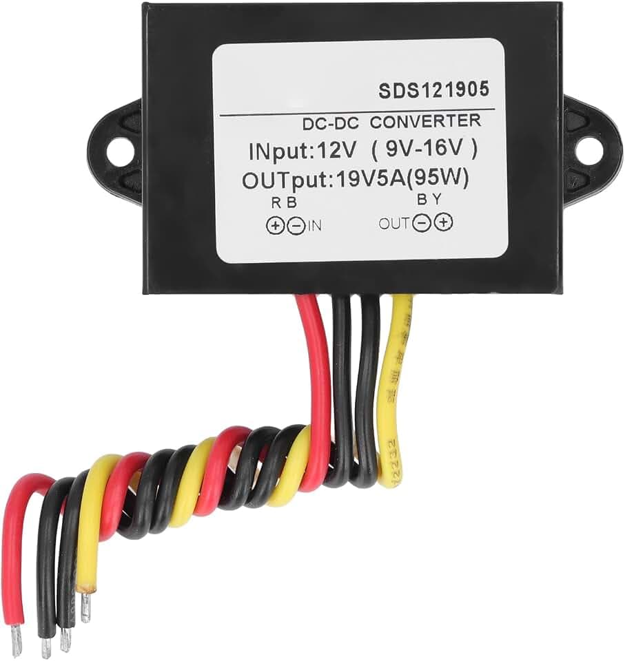 12-V-zu-19-V-DC-Aufwärtswandler – Power-Step-Up-Adapter-Zubehör, Zuverlässiger und Sicherer Spannungsregler für die Stromversorgung, Effizienter DC-zu-DC-Konverter für die