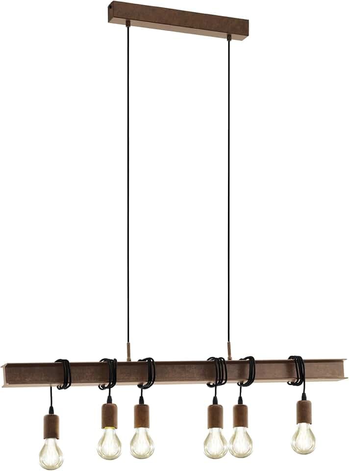 EGLO Pendellampe Townshend 6 flammige Vintage