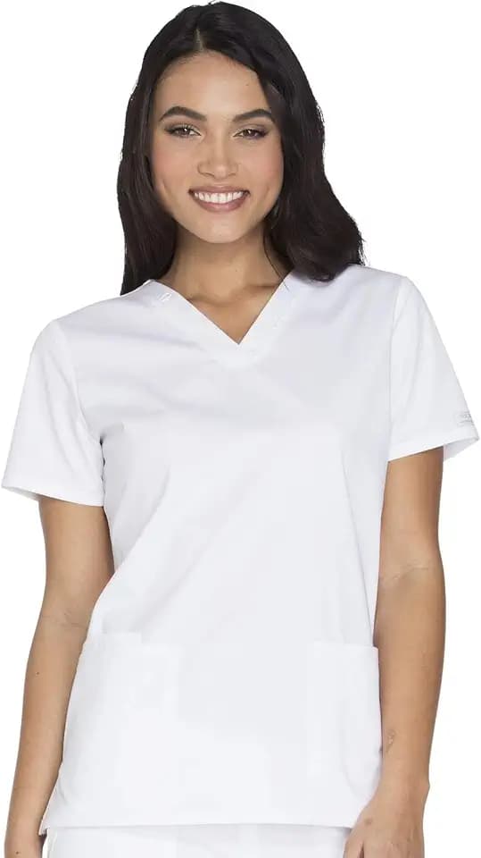 Cherokee WW Core Stretch Womens Scrubs Top V-Neck 2 Way Medical Scrub Top