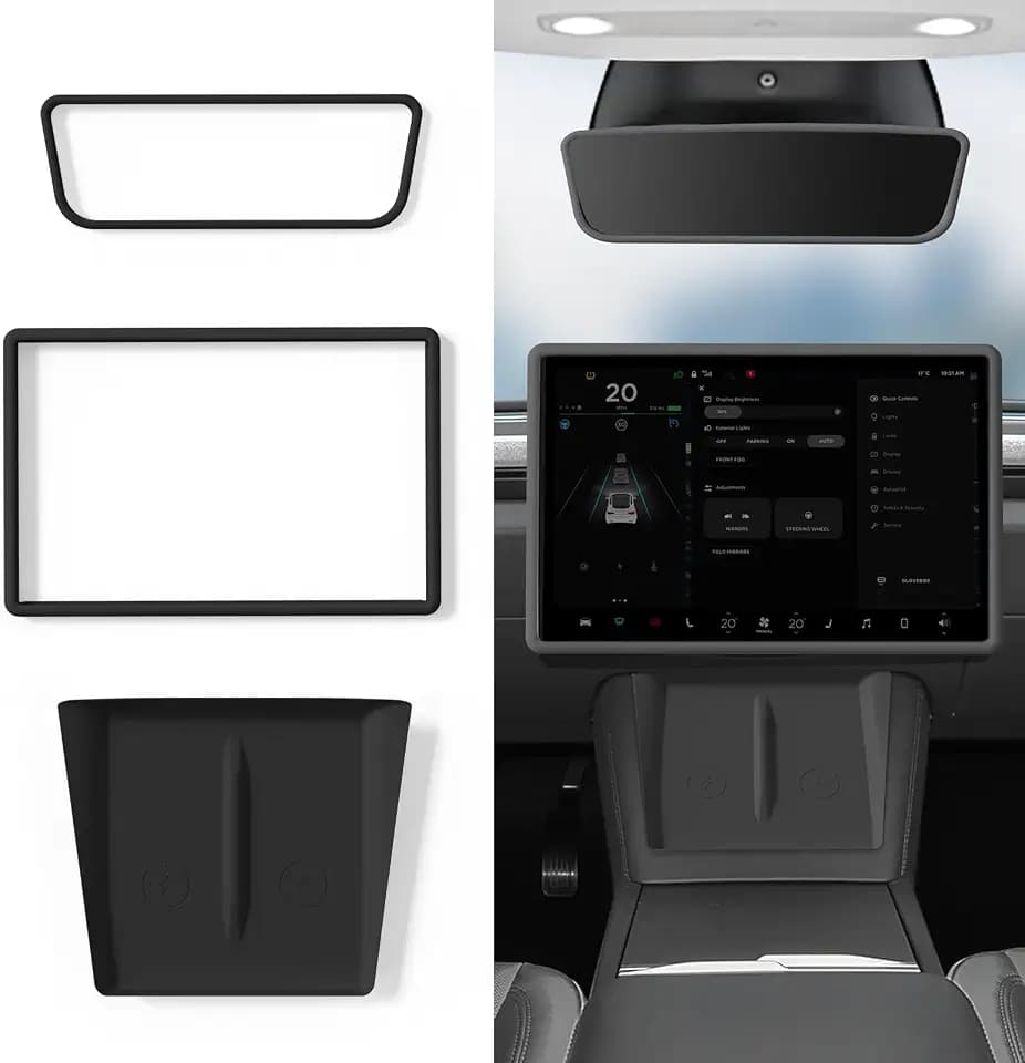 Farmogo 15.4" Protector Trim Frame for Tesla Model Y 2025/ Model 3 Highland