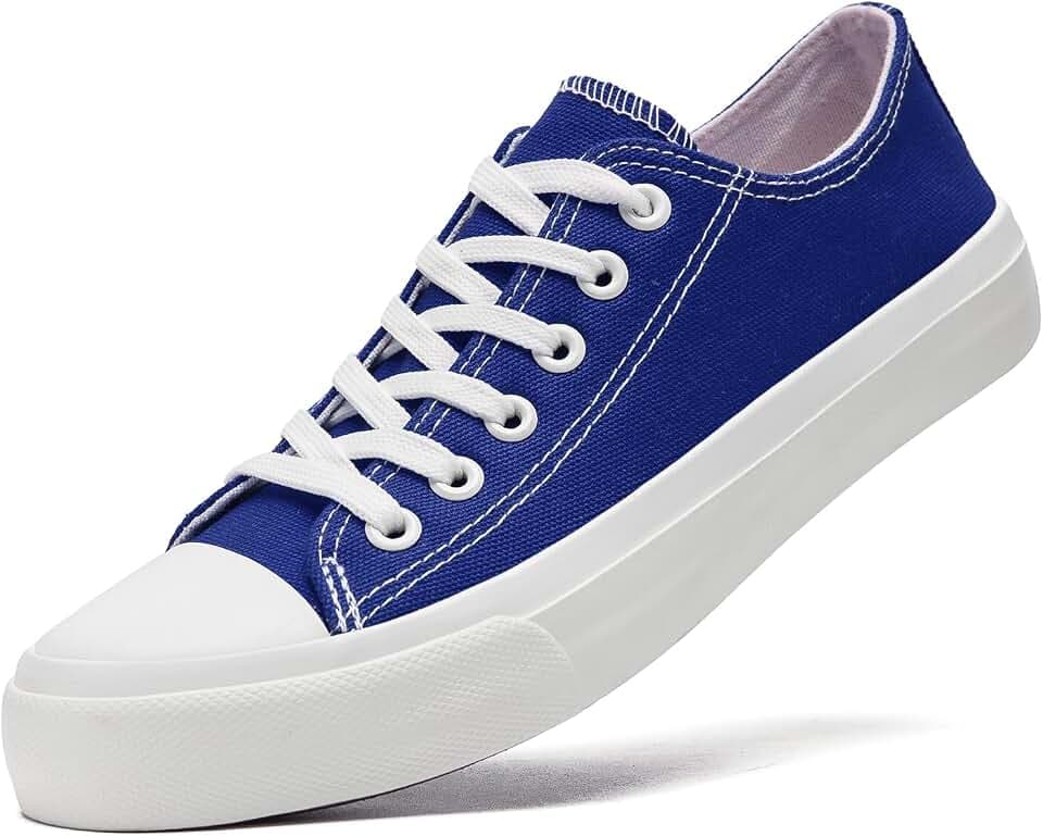 sharllen Sneaker Stoffschuhe Damen Herren Canvas Schuhe Low Top Turnschuhe