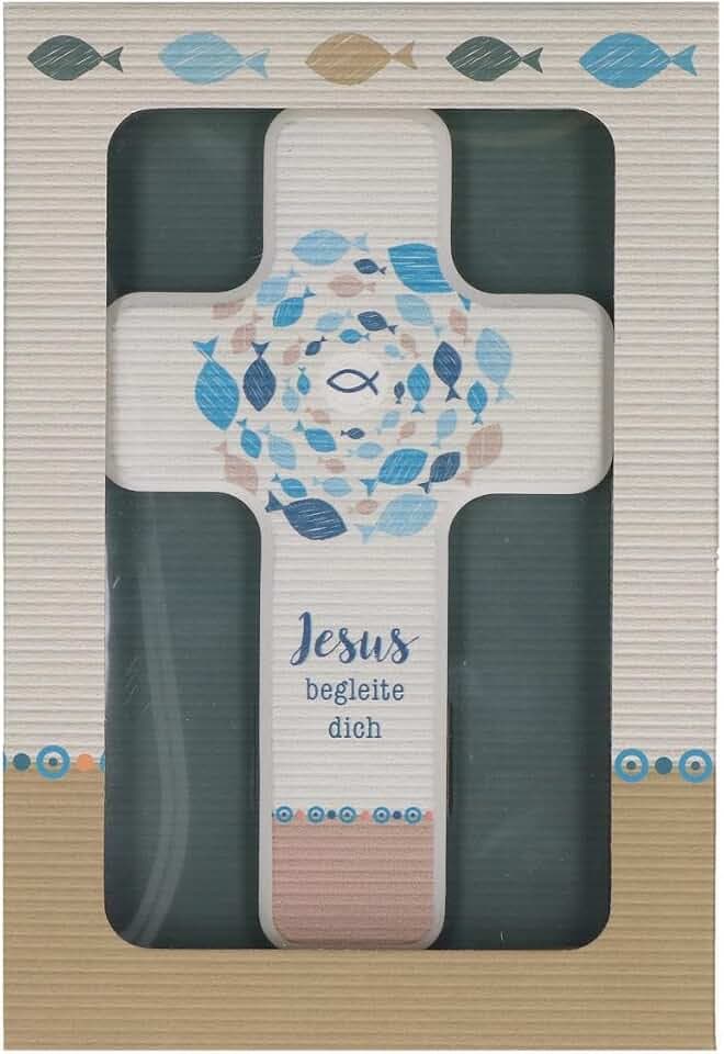 Jesus begleite dich. Kinderholzkreuz