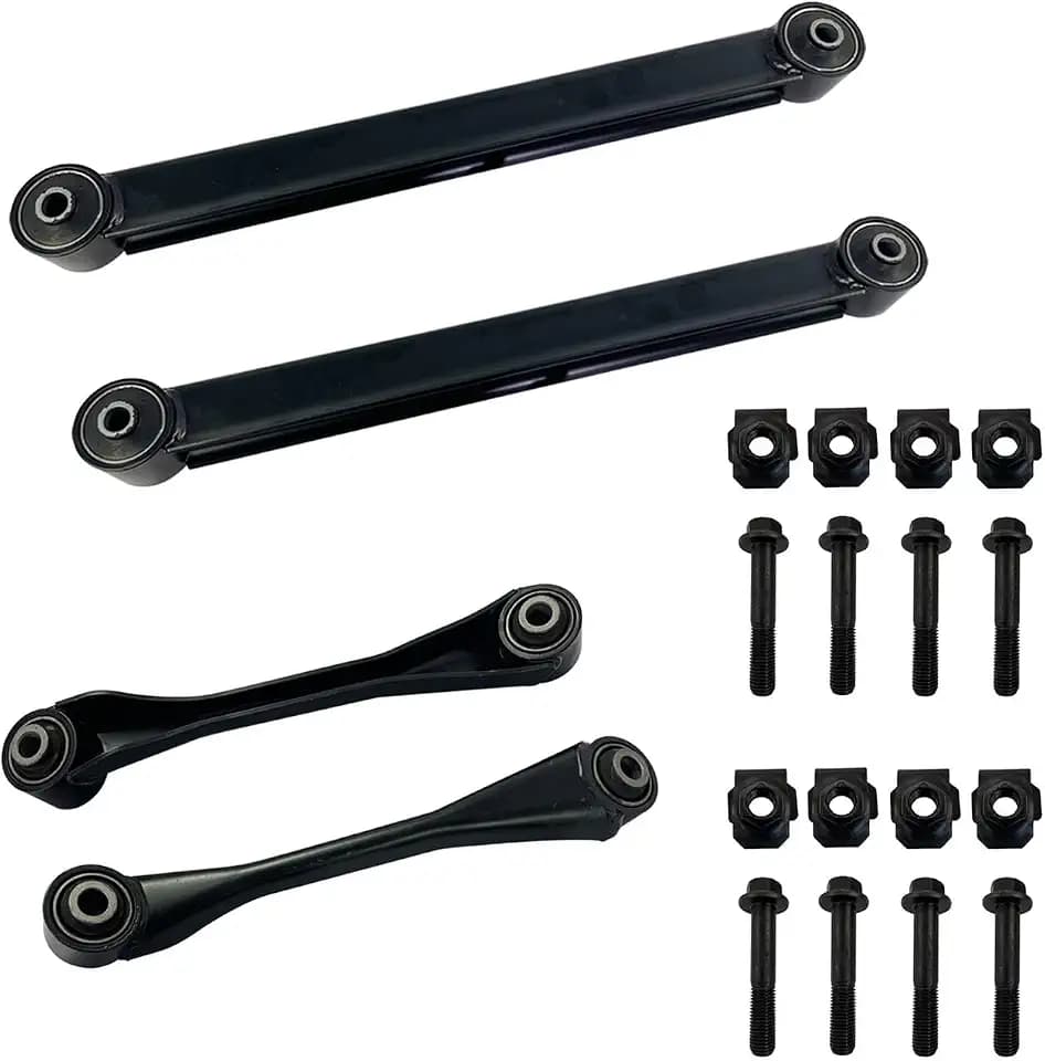 4PCS Rear Upper & Lower Control Arm Kit 523-244 523-245 for 1997-2002 Ford Expedition for 1998-2002 Lincoln Navigator Rear Trailing Arms Kit