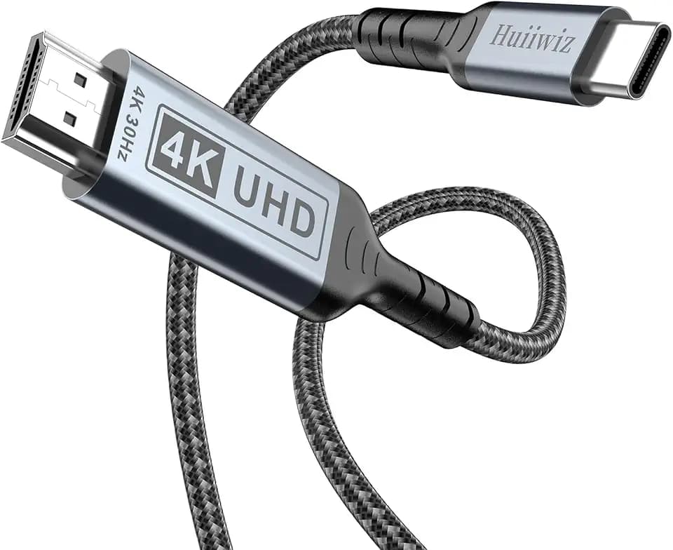 USB C to HDMI Cable (4K 30Hz, 6.6ft)