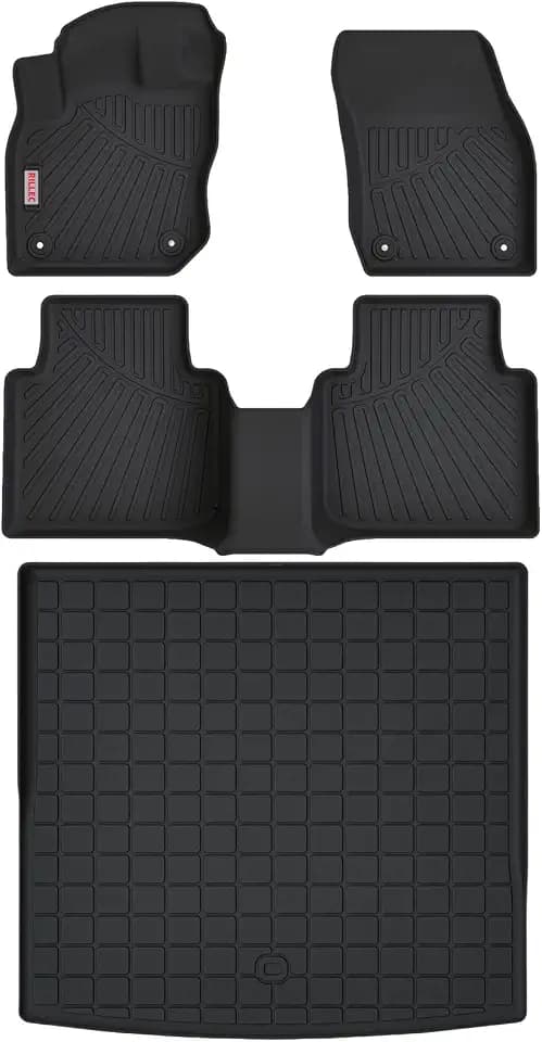 Floor Mats for 2025-2027 Volkswagen/VW Tiguan with Cargo Liner