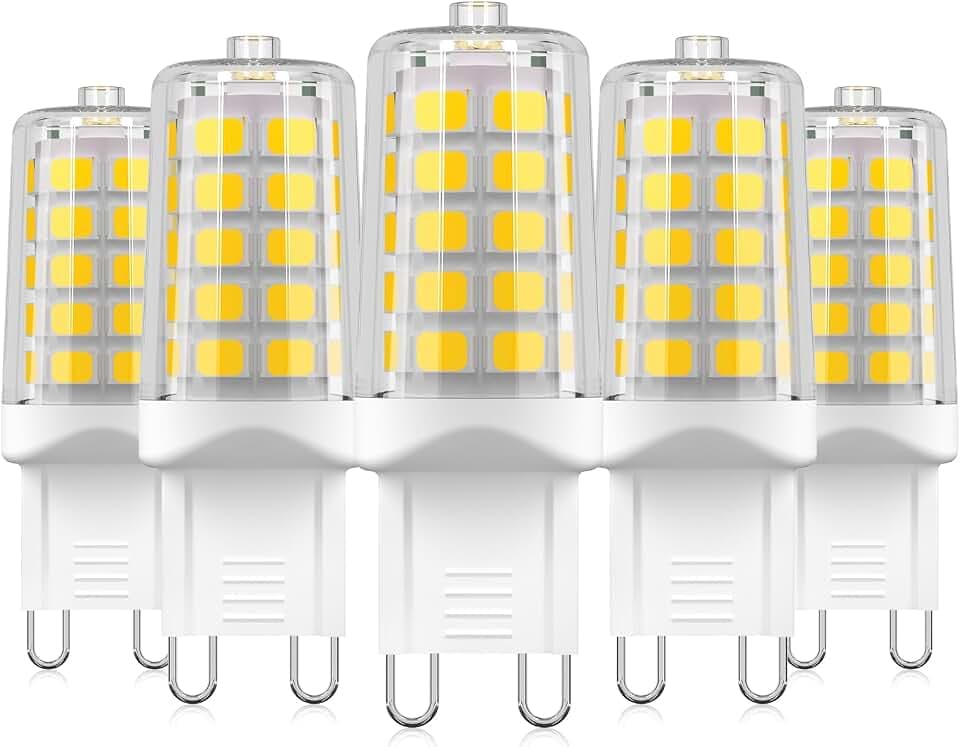 BAOMING G9 LED Bulb 4W 40 Watt Equivalent 4000K Neutral White 5 Pack