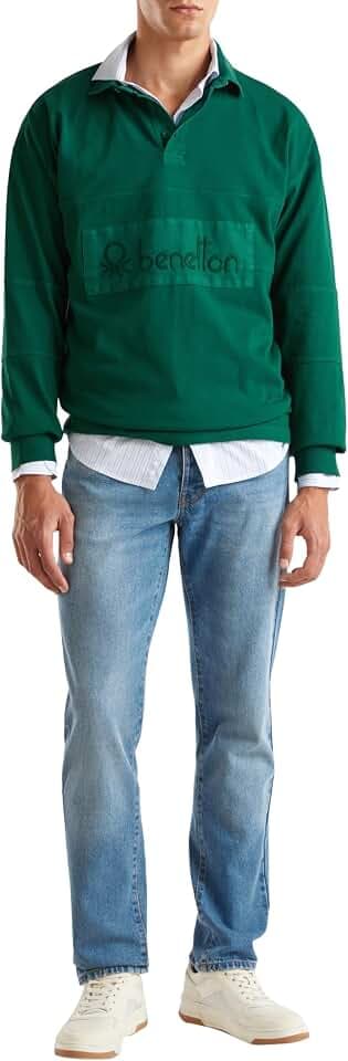 United Colors of Benetton Hosen, blau, 34