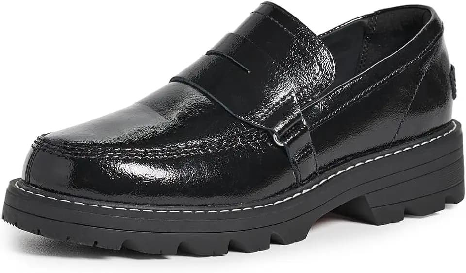 Sorel Women's Revel Ave Loafer, Ceramic/Blackened Brown, 6 Regular