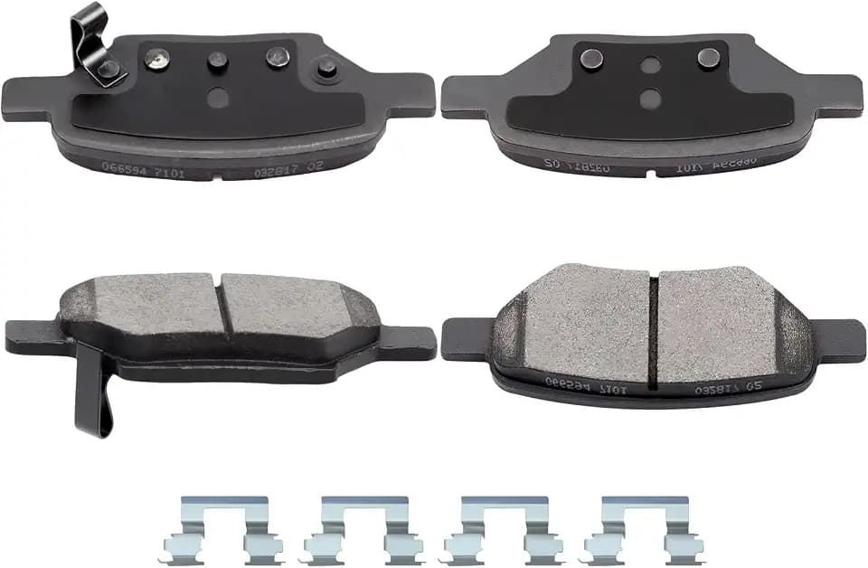 AUTOMUTO 4PCS Rear Ceramic Brake Pads Kits For Chevy For Malibu 2004-2012