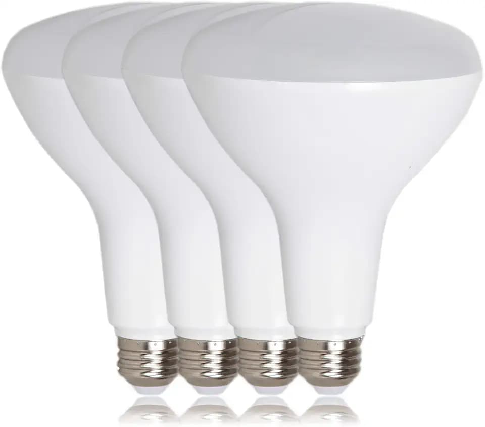 Maxxima BR40 LED Light Bulb, 2700K Soft White, 1075 Lumens, 13W, 4 Pack