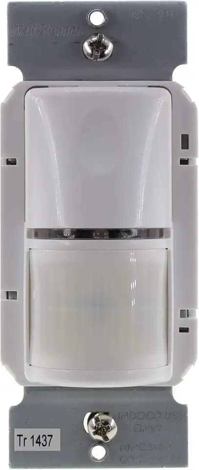 Legrand Passive Infrared Motion Sensor Light Switch, White, 1 Pack