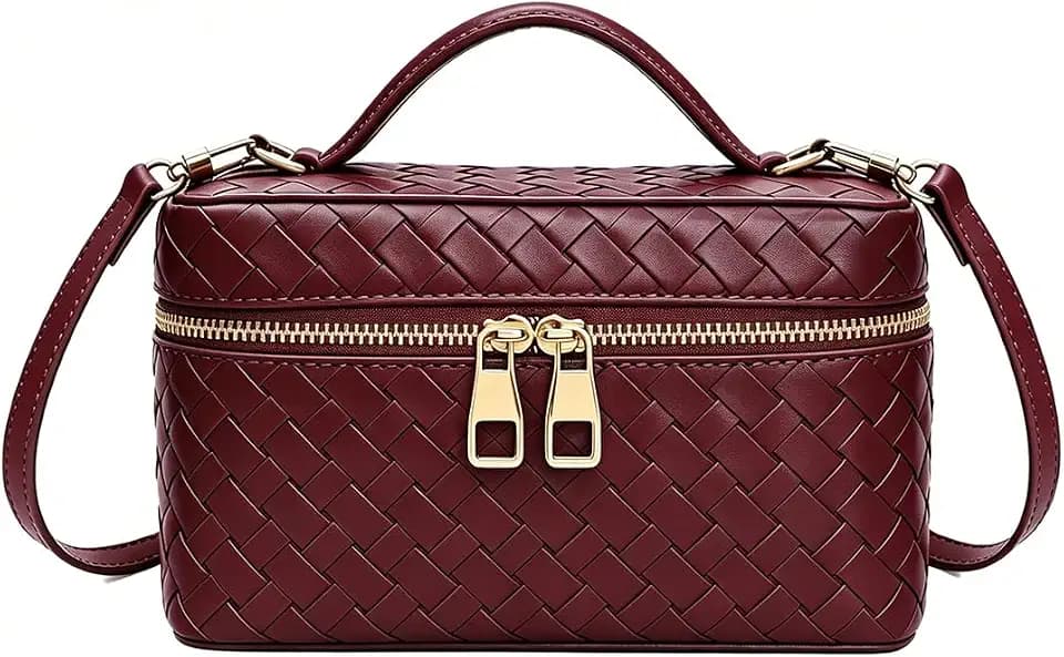 Women's Square Box Shoulder Bag Mini Trendy L19 Satchel Purse Cute Designer Crossbody Handbag with Adjustable Strap