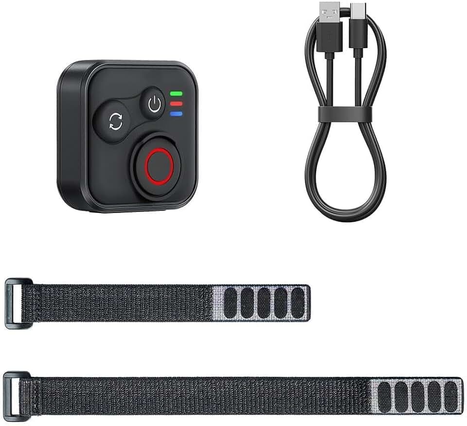 Kabellose Fernbedienung für Insta360 X5, 50 m Reichweite, für Action-Kamera X5 X4 X3 Pro 2 One X2, kompaktes und leichtes Design