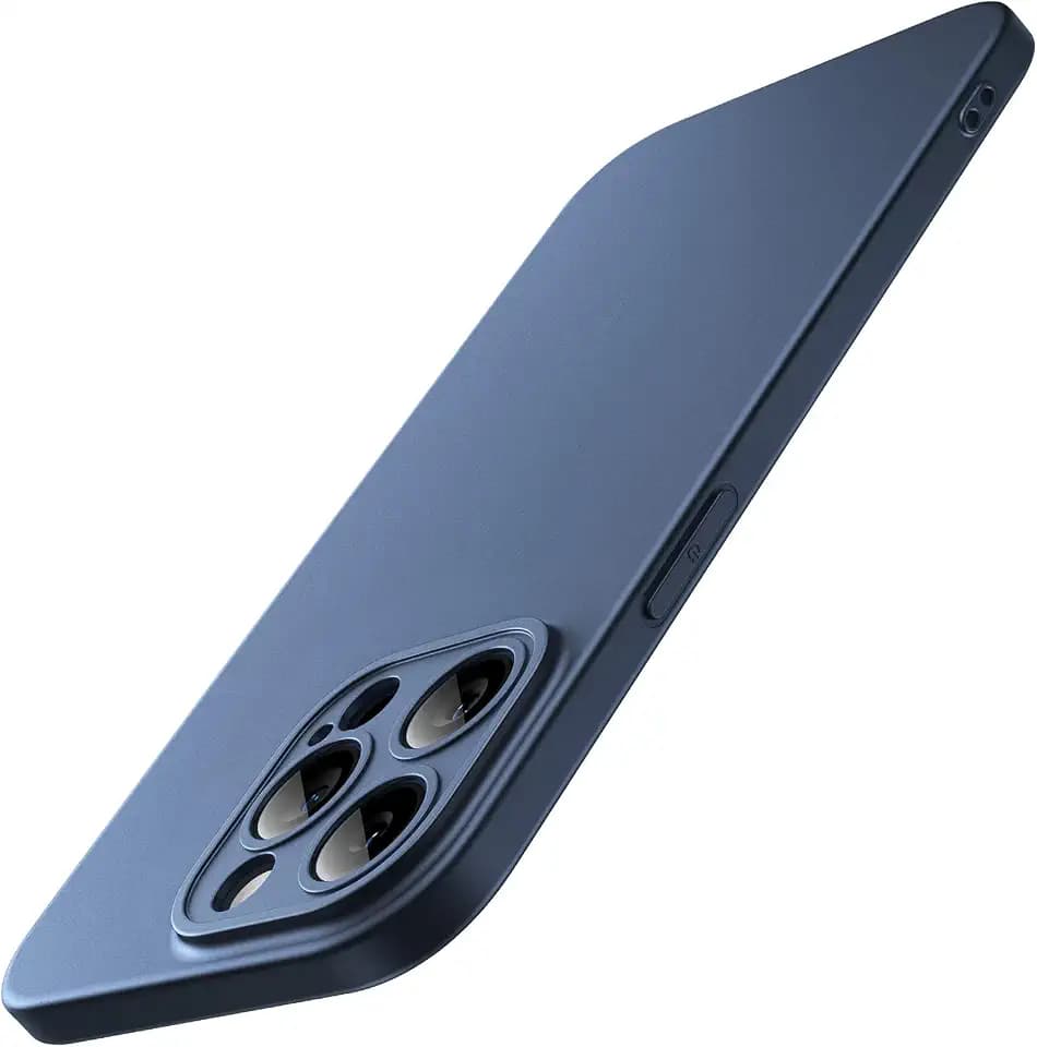 JETech Slim Case for iPhone 15 Pro Max, Blue Titanium
