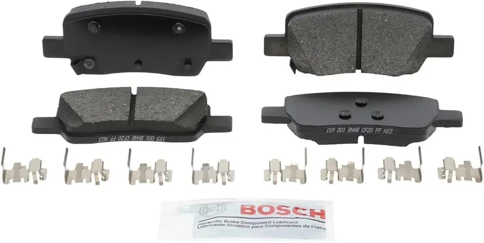 BOSCH BE2381H Blue Ceramic Disc Brake Pad Set with Hardware - Rear