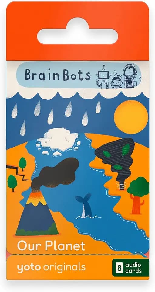 YOTO BrainBots: Our Planet - 8 Kids Educational Audio Cards, Ages 6+