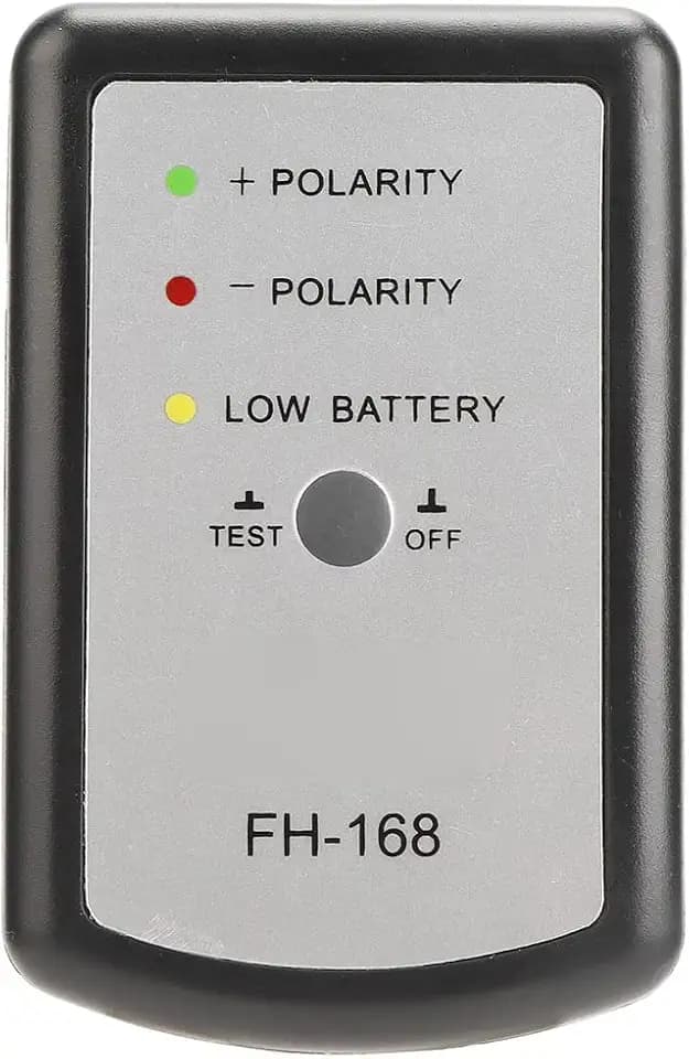 Speaker Polarity Tester, ABS Car Audio Speaker Tester, Professional Polarity Checker, Portable Phase Meter Phasemeter with 1Pcs Test CD for Automotive Audio System