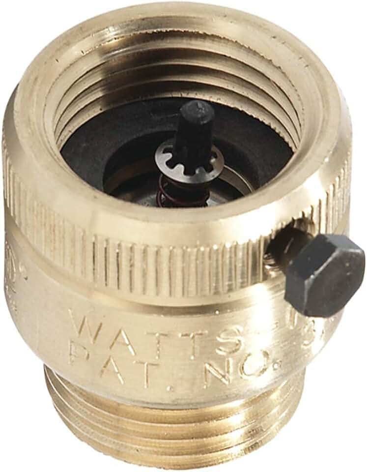 Watts LF8 3/4" Lead-Free Brass Hose Connection Vacuum Breaker Preventer
