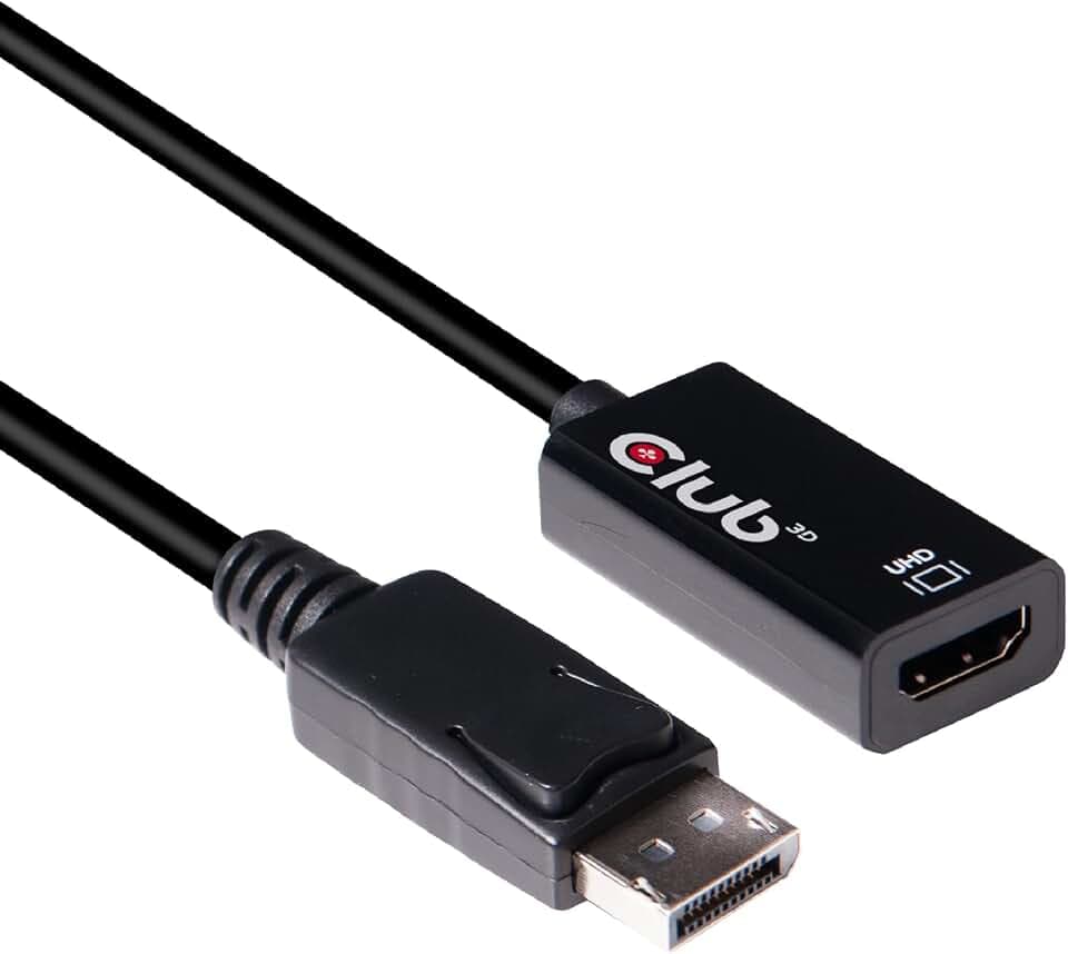 Club 3D CAC-1080 DisplayPort 1.4 auf HDMI 2.0a HDR Aktiver schwarz