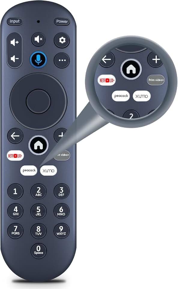 Replacement for Element Xumo TV Stream Box Voice Remote Control