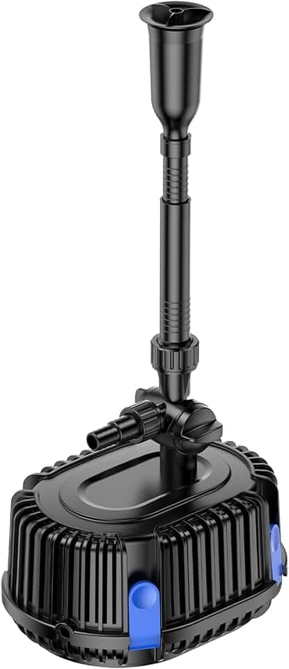 Forever Speed Springbrunnenpumpe außen 2500L/H Teichpumpe Wasserspielpumpe für Gärten, Teich, Brunnen 45W
