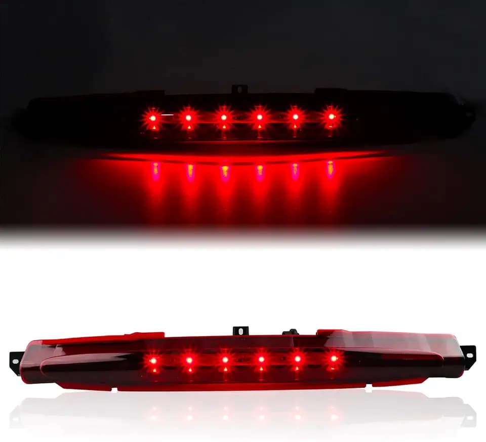 Tresound Third 3rd Brake Light for 2002-2009 Chevy Trailblazer GMC Envoy, for 04-07 Buick Rainier, for 03-08 Isuzu Ascender; for 02-04 Oldsmobile Bravada, Center High Mount Stop Lamp (Red Lens)