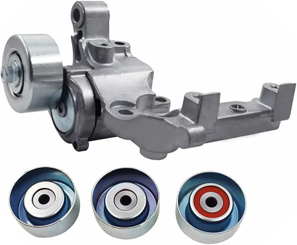 Drive Belt Tensioner with 3 Pulleys 1T132P111P30 Replacement for Toyota Tacoma 4.0L V6 2005-2015 Replacement for Toyota 4runner 4.0L V6 2003-2009