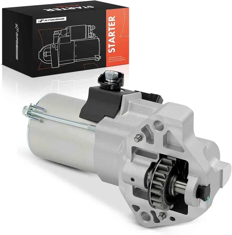 A-Premium Starter Motor, 12V 1.8KW 19 Teeth Counterclockwise