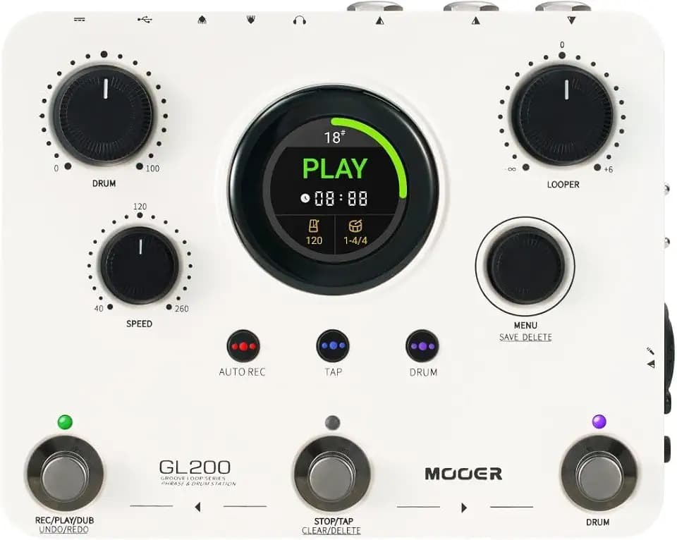 Mooer GL200 Groove Loop Series Phrase and Drum Station