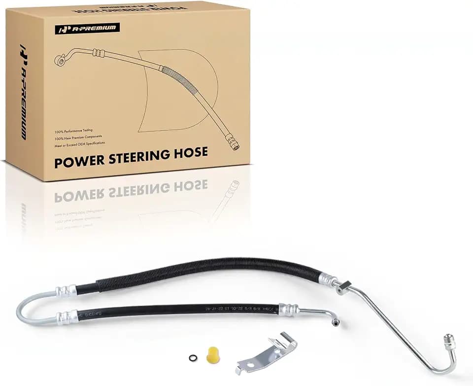 A-Premium Power Steering Pressure Hose Assembly, Pump to Rack/Gear