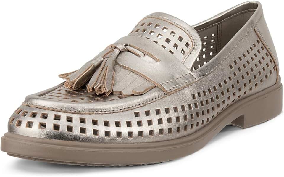 ECCO Dress Classic 15 Perforated Tassel Loafers