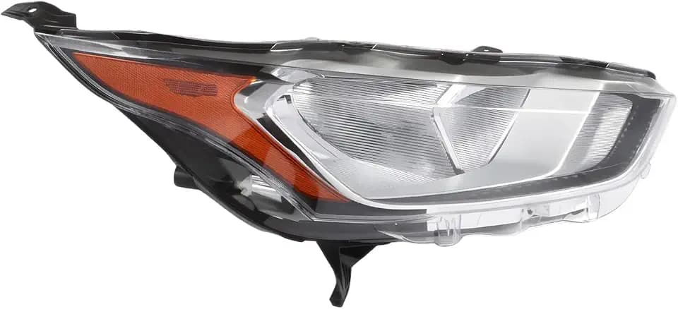 Halogen Headlight Assembly Passenger Side Compatible with Transit Connect XL/XLT/Titanium 2019 2020 2021 2022 Front Right Headlamp FO2503386C