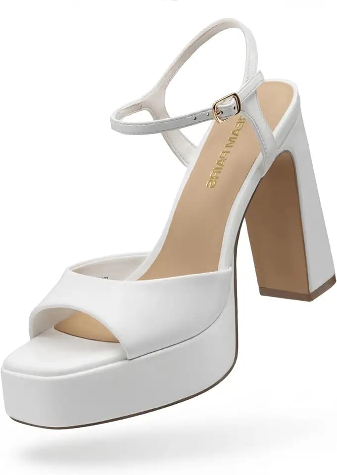 DREAM PAIRS Platform High Heels for Women