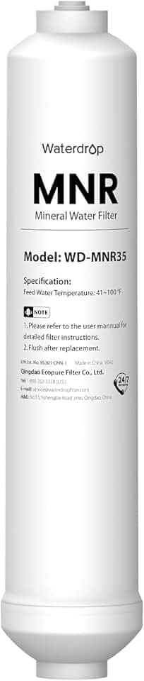 Waterdrop MNR35 Remineralization Filter Compatible with Undersink RO System