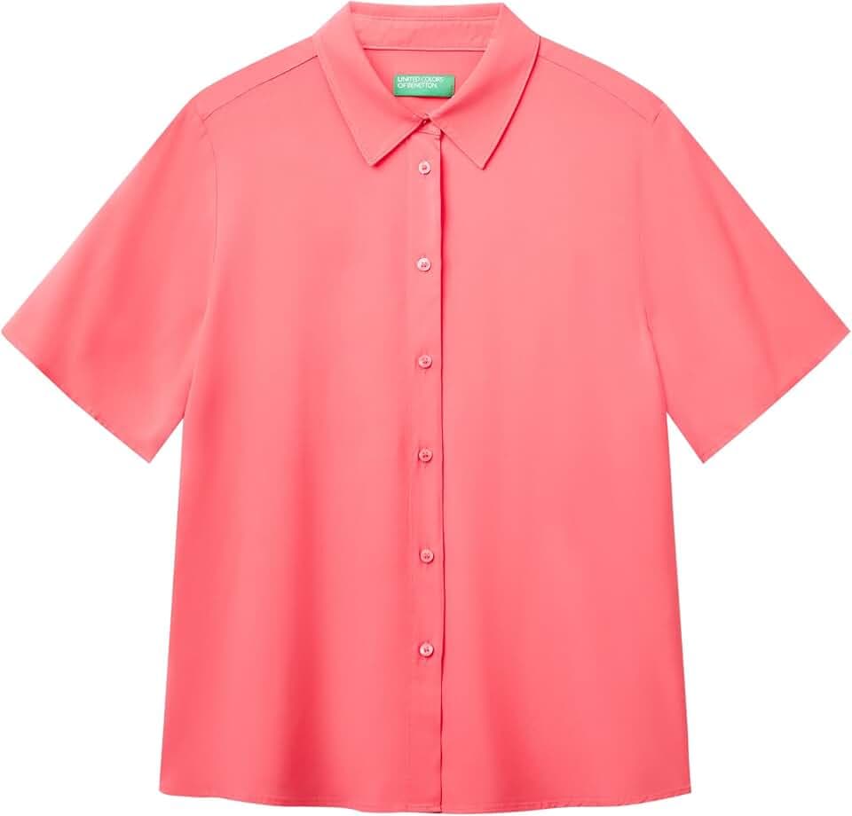 United Colors of Benetton Damen Camicia 5wpwdq0b1 Hemd