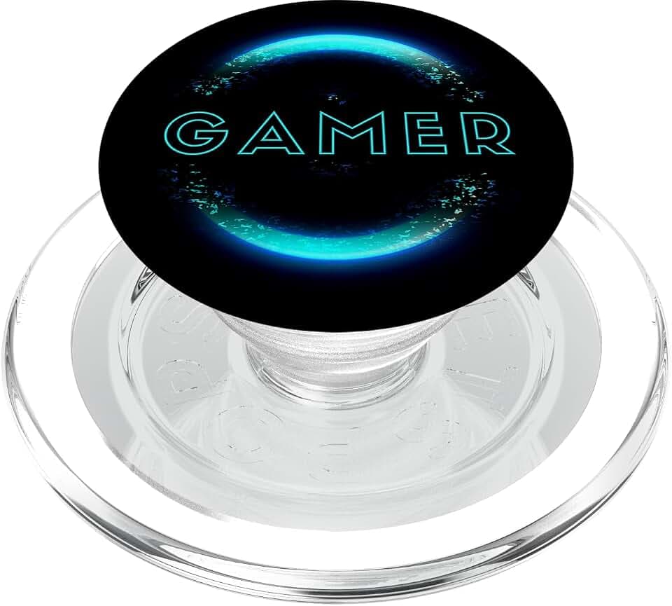 Gaming Pop Socket für Phone PopSockets Neon Light Cool Gamer PopSockets PopGrip für MagSafe