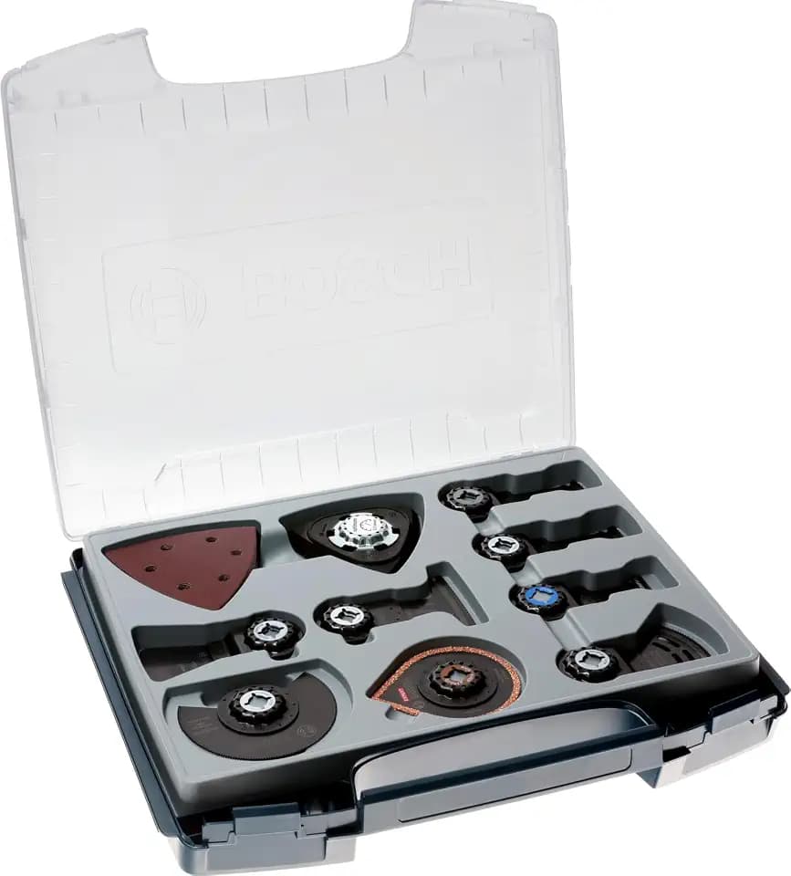 Bosch 33x All-in-One i-Boxx Sägeblatt-Set, 33-tlg. (für Edelstahlrohre, Rohre und Profile aus Metall, x mm, Professional Zubehör Multifunktionswerkzeug)