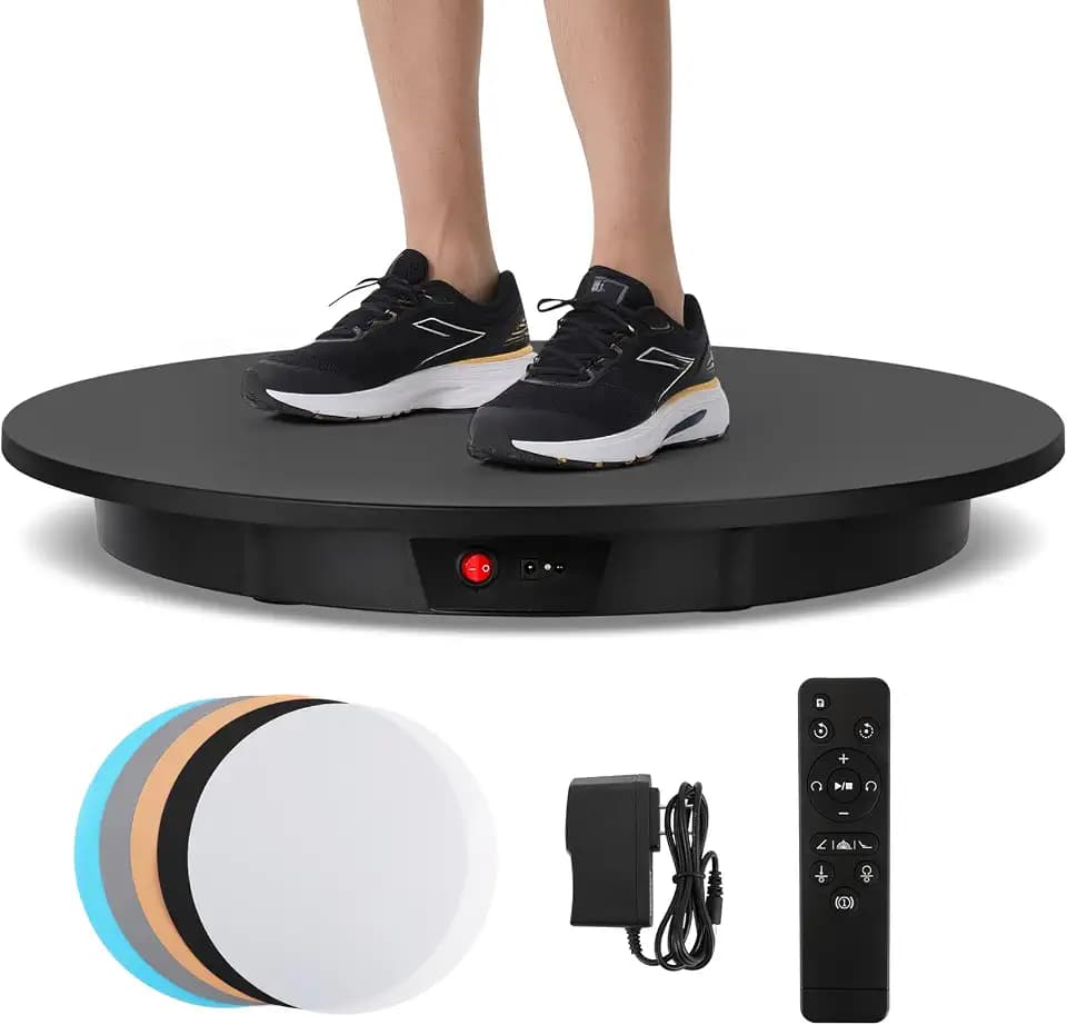 Large Photography Turntable 24inch/330lb with Remote Control