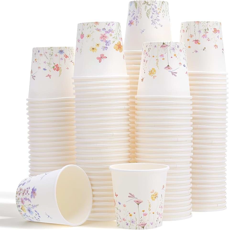 taonganui Pappbecher Kaffee Klein 200 Stück,100 ml Einwegbecher Kaffeetasse