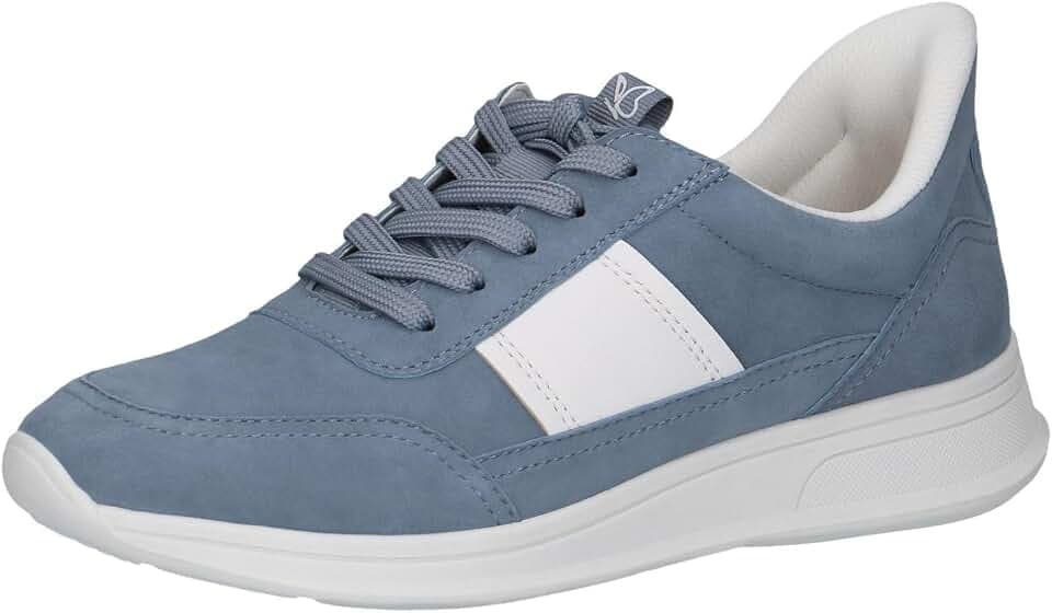 CAPRICE Damen Sneaker flach aus Leder Low Top