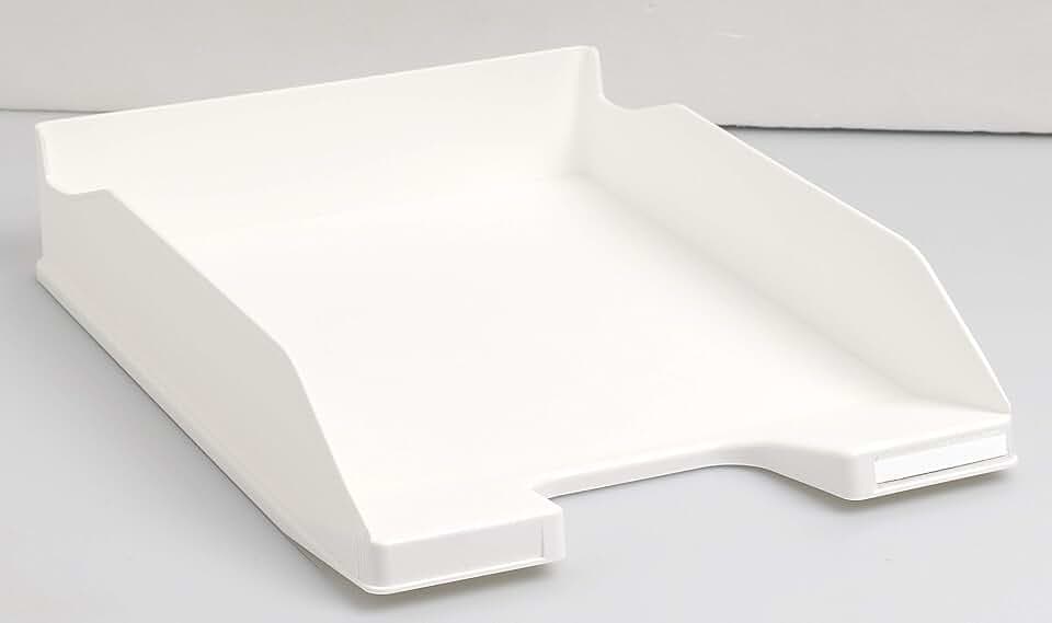 Exacompta 11313D 6er Pack Premium Briefablage Combo Midi DIN A4. Ideale Briefkörbe für Ihre Organisation. Robuste und stapelbare Ablagekörbe weiß