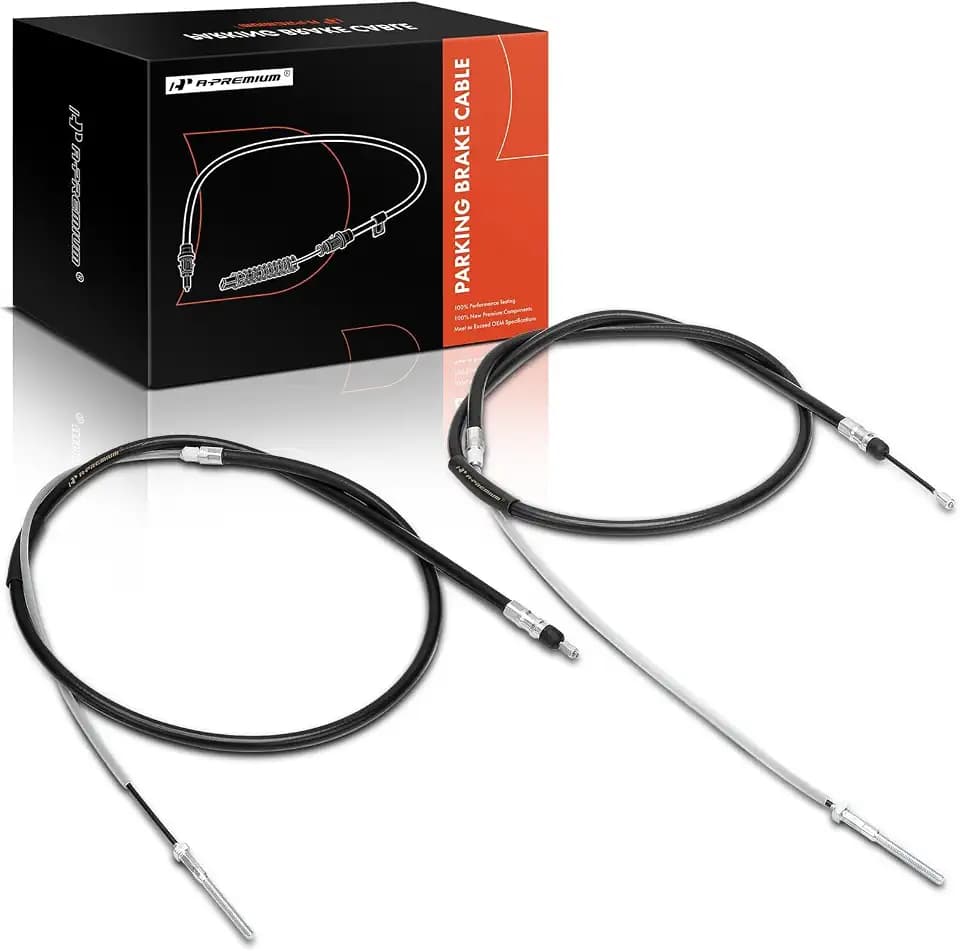 A-Premium Rear Parking Brake Cable Assembly Compatible with BMW Models