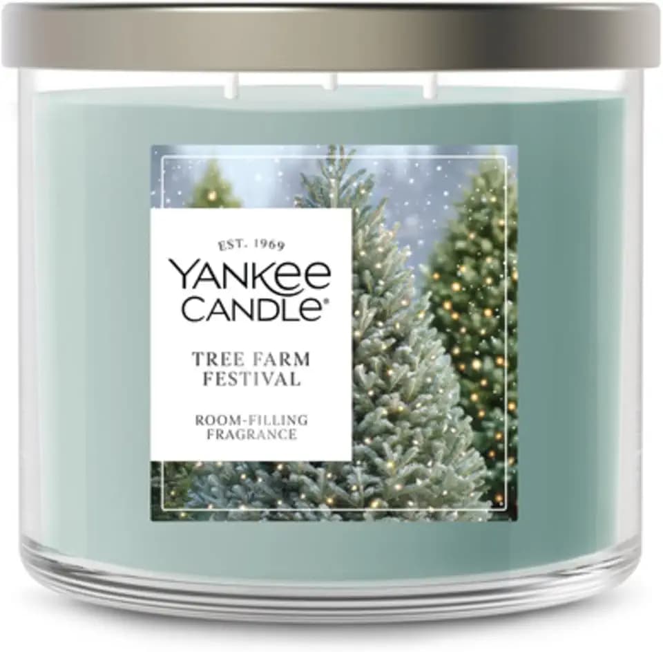 Yankee Candle Tree Farm Festival Scented Candle, 14.5oz 3-Wick