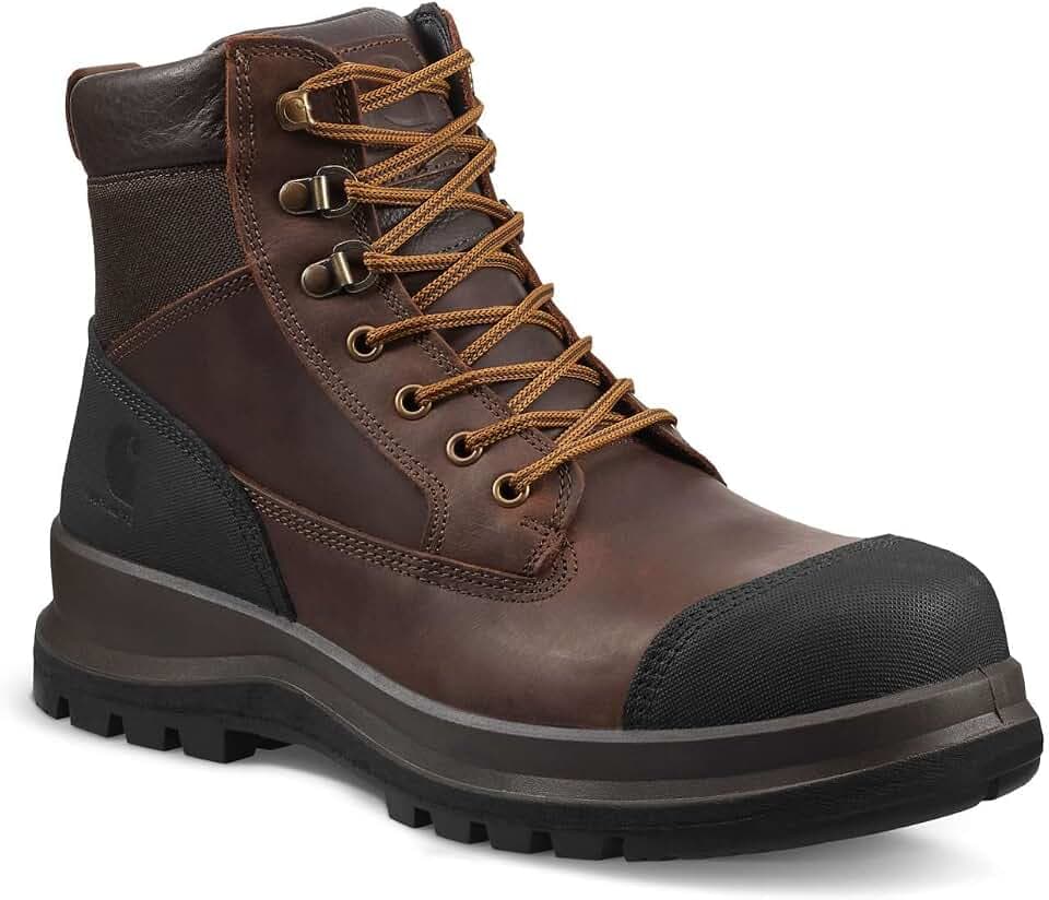 Carhartt Herren Sicherheitsstiefel Detroit 6 Inch S3 Zip Boot Wheat