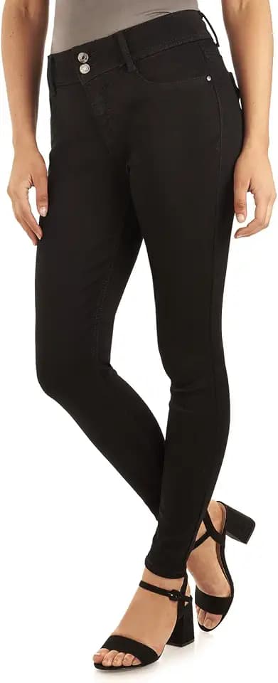 Angels Forever Young Women's Curvy Skinny Jeans