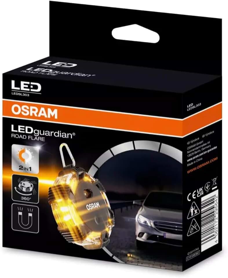OSRAM LEDSL303 Akku Handleuchte mit Magnet, Orange