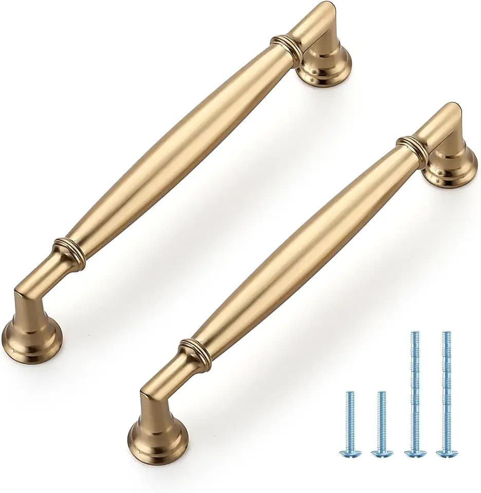 HOME EDIT Champagne Bronze Cabinet Handles 5 Inch Pulls 5 Pack