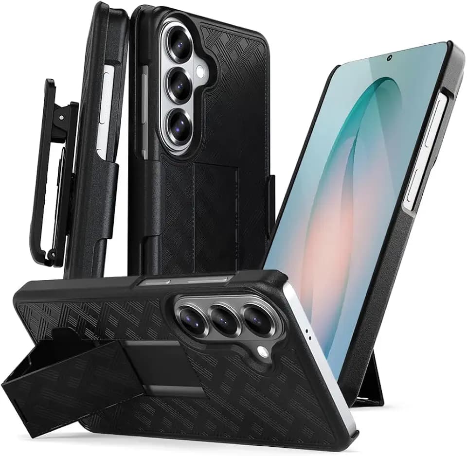 MOTIVE for Samsung Galaxy s26 Case with Belt Clip, Rigid, Kickstand | 6.3"